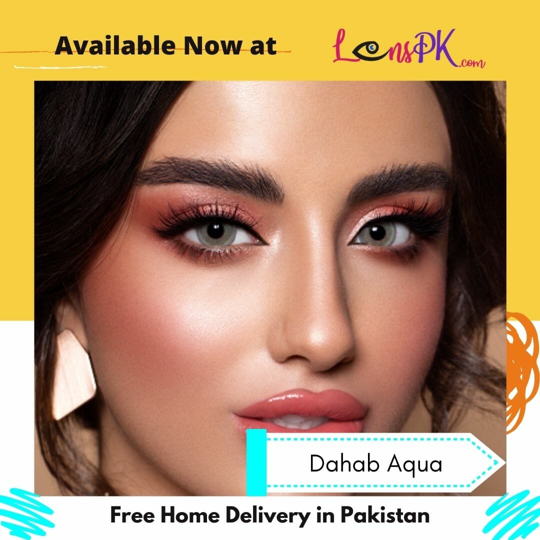 Dahab Aqua Contact Lenses Gold Collection 100 Original
