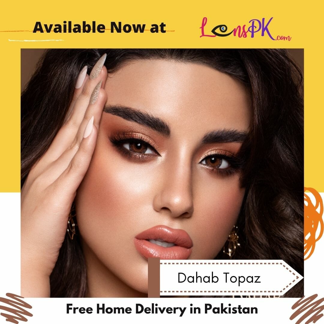 Dahab Topaz Contact Lenses Gold Collection Free Delivery