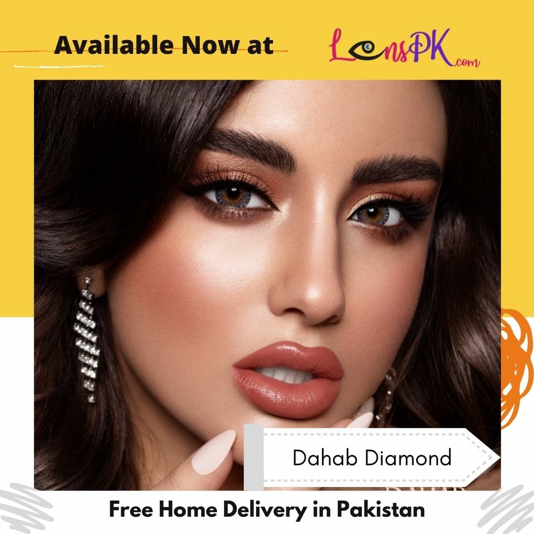 Dahab Diamond Contact Lenses Gold Collection Free Delivery