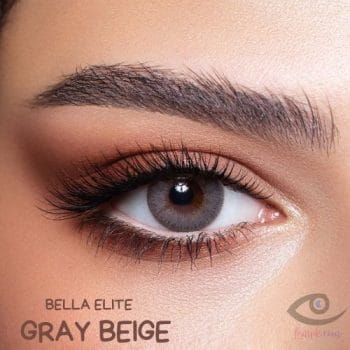 Buy Bella Gray Beige Contact Lenses - Elite Collection - lenspk.com
