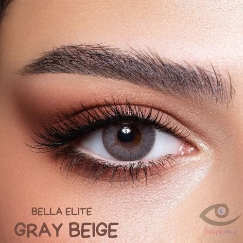 Bella Gray Beige Contact Lenses | Elite Collection | 100% Original