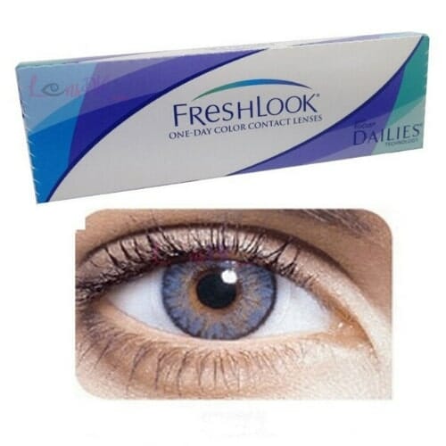 Buy freshlook blue contact lenses - one-day - lenspk. Com