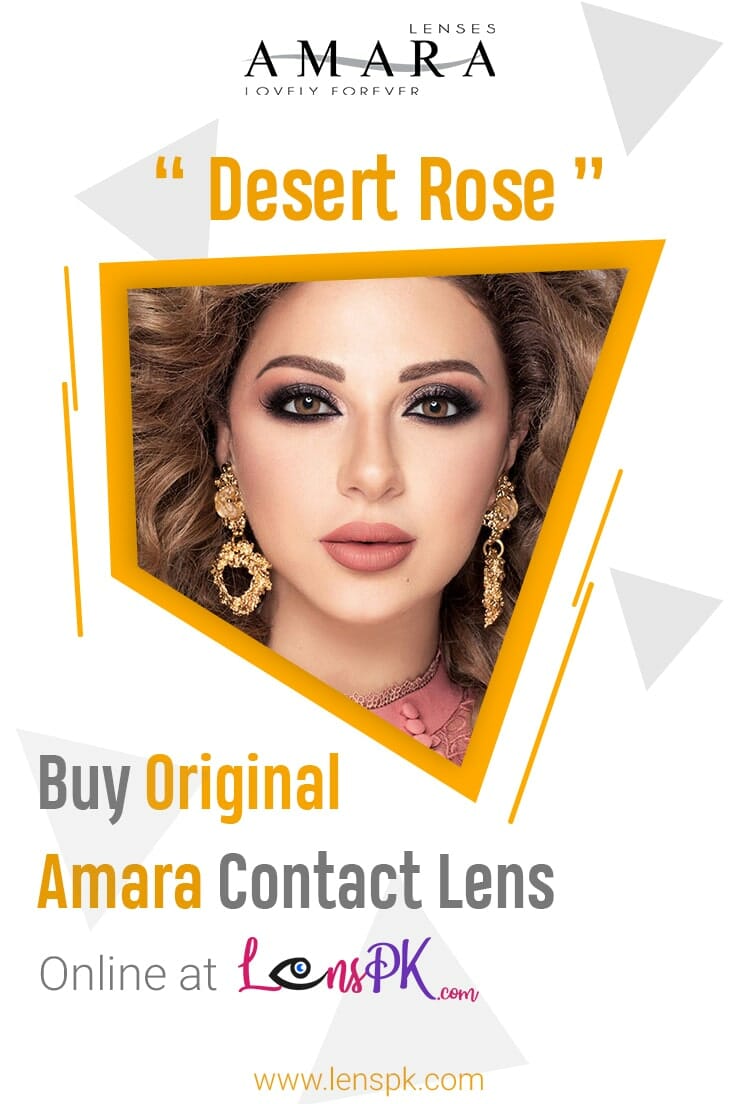 Amara Desert Rose Eye Contact Lenses