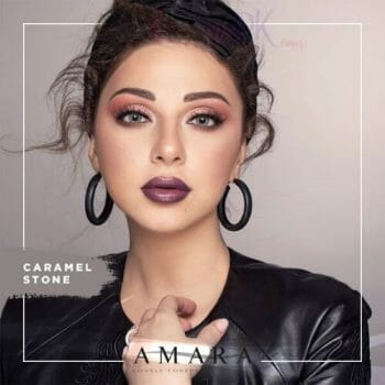 Buy Amara Burned Caramel Stone Eye Contact Lenses in Pakistan @ Lenspk.com