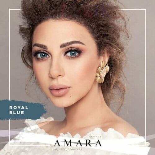Buy amara royal blue eye contact lenses in pakistan @ lenspk. Com