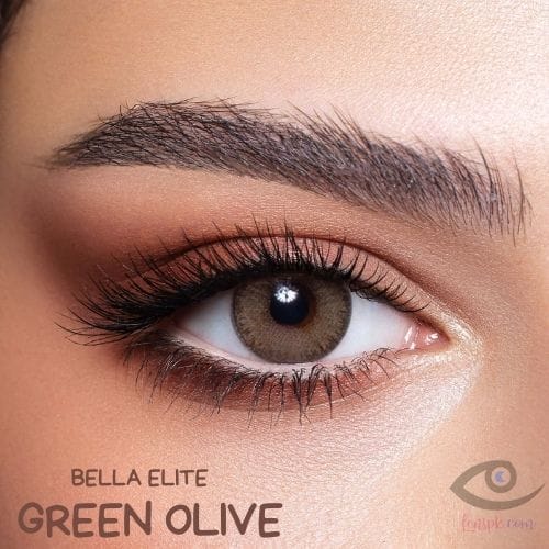 Bella green olive lenspk